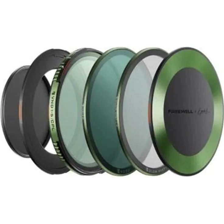 Freewell Variable ND/CPL Filter Kit Brandon Li, 67mm mit 1-10 Stops Lichtreduzierung, Glow Mist 1/4 Filter, True Color Technologie