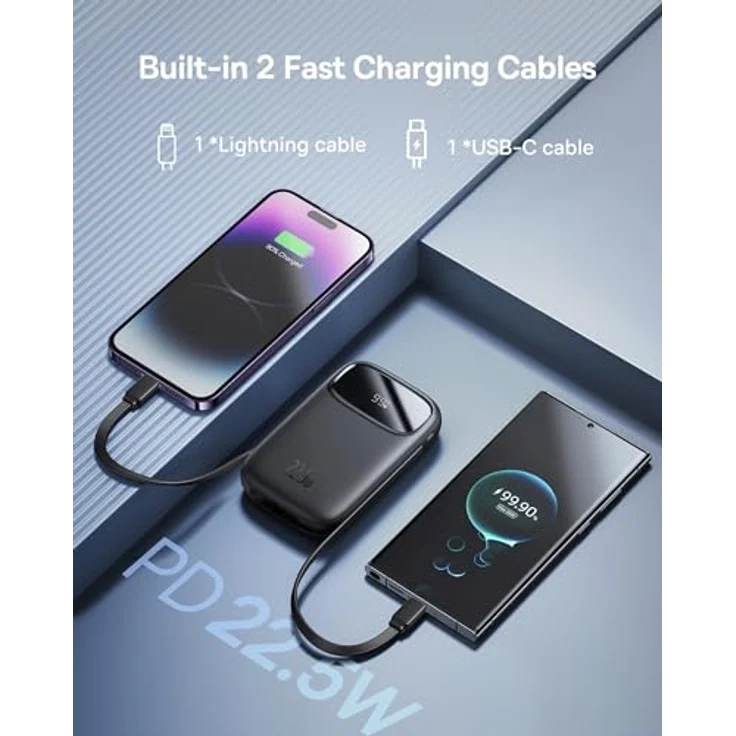 Baseus Qpow 2, 10.000mAh Powerbank mit 22.5W Quick Charge, für drei Geräte gleichzeitig – Bild 7