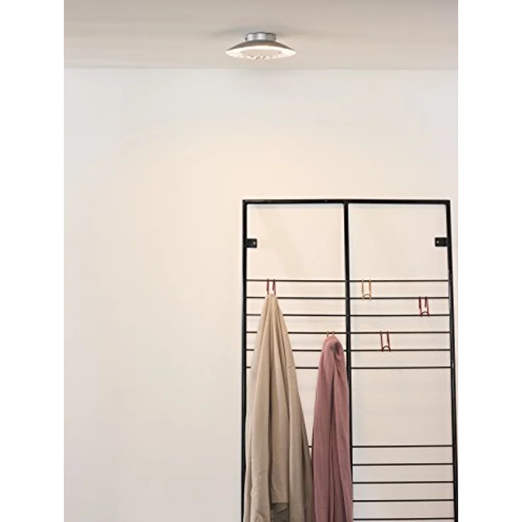 LUCIDE FOSKAL - Deckenleuchte - LED - Ø 21,5 cm - 1x6W 2700K - Silber – Bild 3