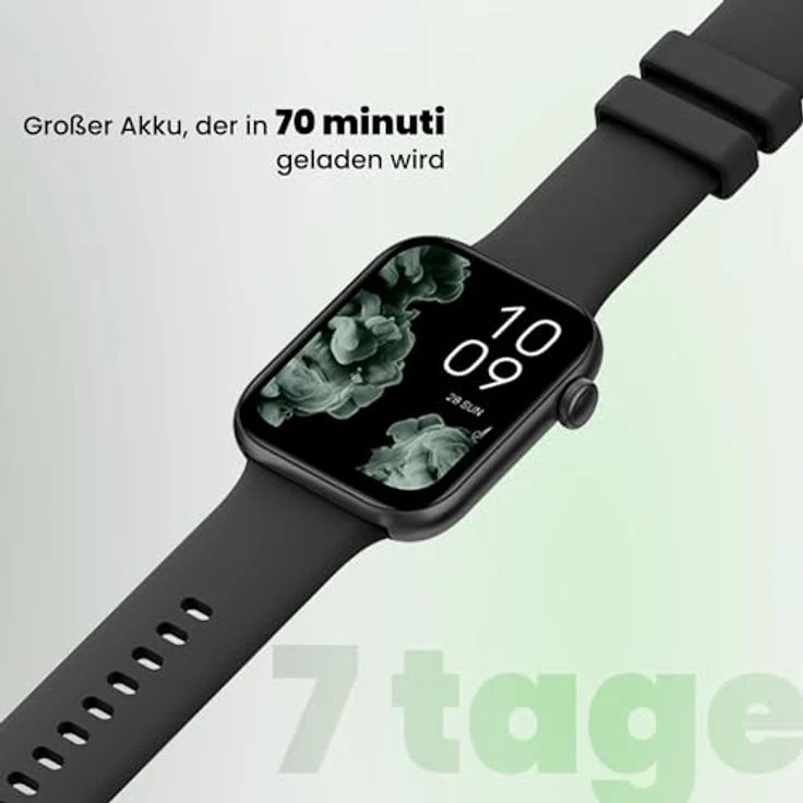 SPC Smartee Duo 2, Smartwatch mit 1,78 Zoll AMOLED-Display, Wasserdichtigkeit bis 3 ATM, Herzfrequenzsensor, Farbe: Grün – Bild 4