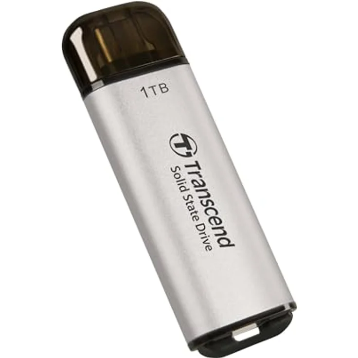 Transcend ESD300 (1000 GB), Externe SSD, Silber – Bild 3