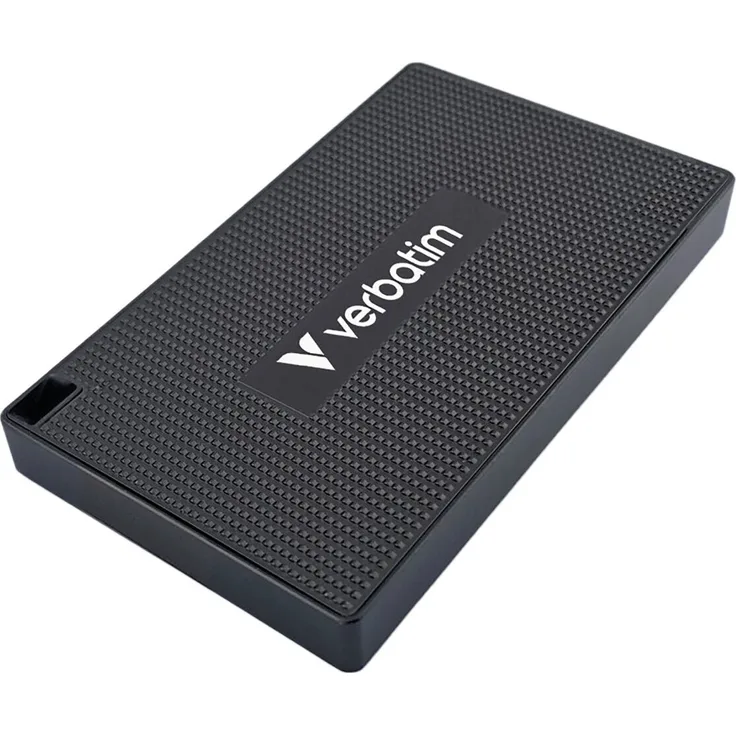 Verbatim Metal Mini SSD 1TB USB 3.2, Ext. Solid State Drive mit Übertragung bis zu 2.000 MB/s, silber