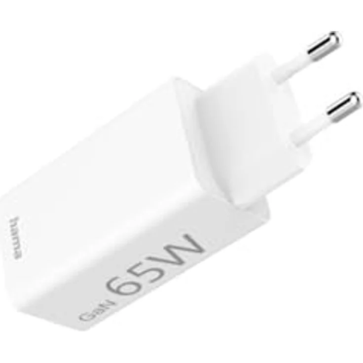 Hama Schnellladegerät, GaN, 1x USB-C PD, 1x USB-A QC, Mini-Ladegerät, 65 W, Weiß – Bild 5
