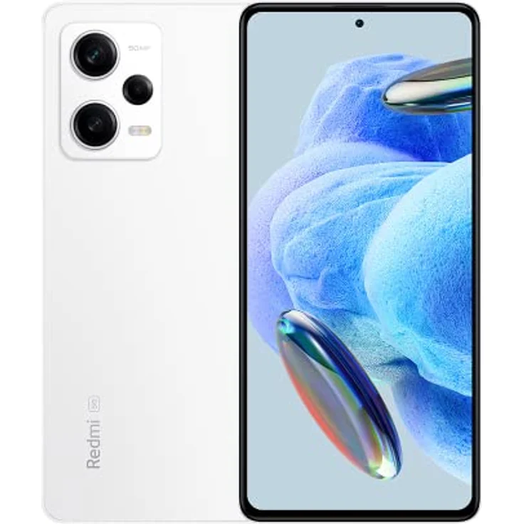Xiaomi Redmi Note 12 Pro 5G 256GB Handy, weiß, Polar White, Android 12, Dual SIM – Bild 1