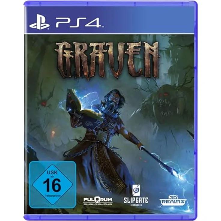 Contact Sales Ltd Graven - PS4, löse Rätsel, erkunde Überlieferungen und bekämpfe Feinde in einer sich ständig erweiternden Welt - schwarz