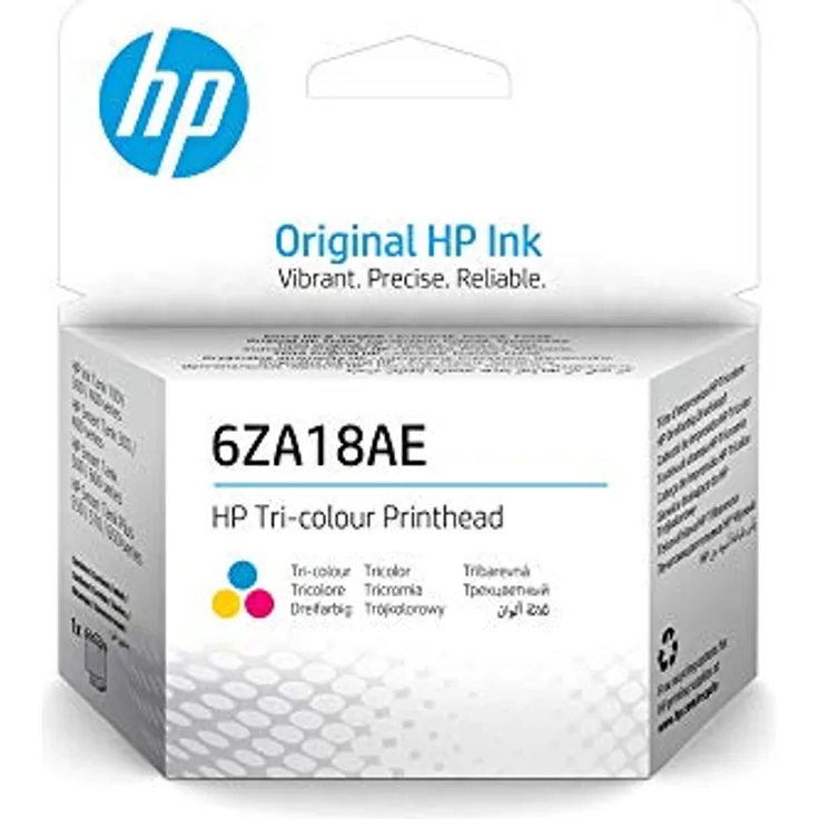 Lindy 6ZA18AE Druckkopf, farbig Tintenpatrone für Smart Tank Drucker (Cyan, Magenta, Gelb)