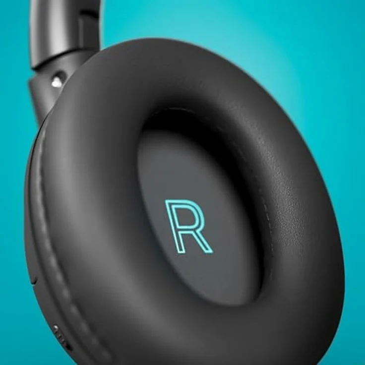 LAMAX Base2 Bluetooth-Kopfhörer, bis zu 48 Stunden Akkulaufzeit, modernes USB-C (schwarz) – Bild 4