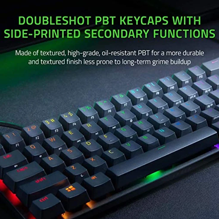 Razer Huntsman Mini, optische lineare Switches, RGB, Tastatur in Schwarz, kompakt und langlebig – Bild 5