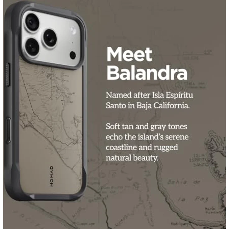 Nomad Rugged Case - balandra - Robuste Handyhülle für iPhone 17 Pro/18 Pro mit MagSafe-Unterstützung und TPU-Bumper – Bild 8