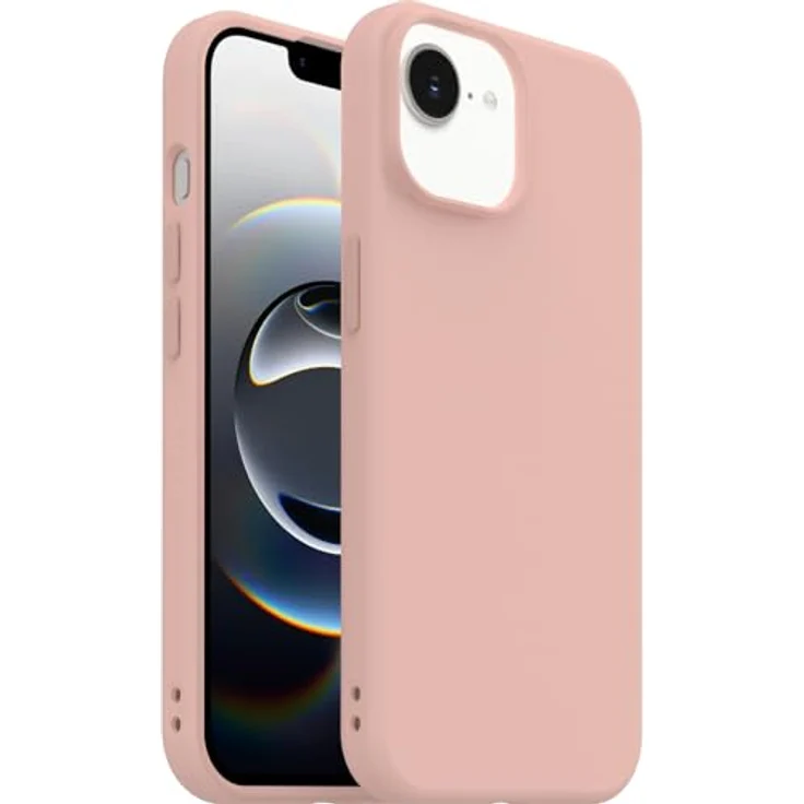 OtterBox Figura Serie MagSafe Hülle für iPhone 17e, 16e, 15, 14, 13, stoßfest und sturzsicher, ultraschlank, pink – Bild 1