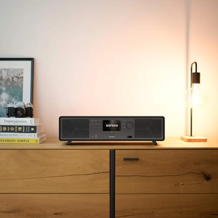 Sonoro Avaton, DAB+ Internetradio mit WLAN, Bluetooth und Chromecast, Schwarz – Bild 4