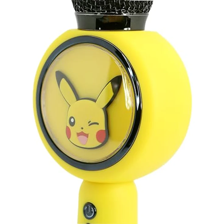 OTL Mikrofon Pokémon Pikachu Bluetooth Karaoke-Mikrofon mit LED-Leuchten, kabelloser Lautsprecher, Modell PK1206 – Bild 5