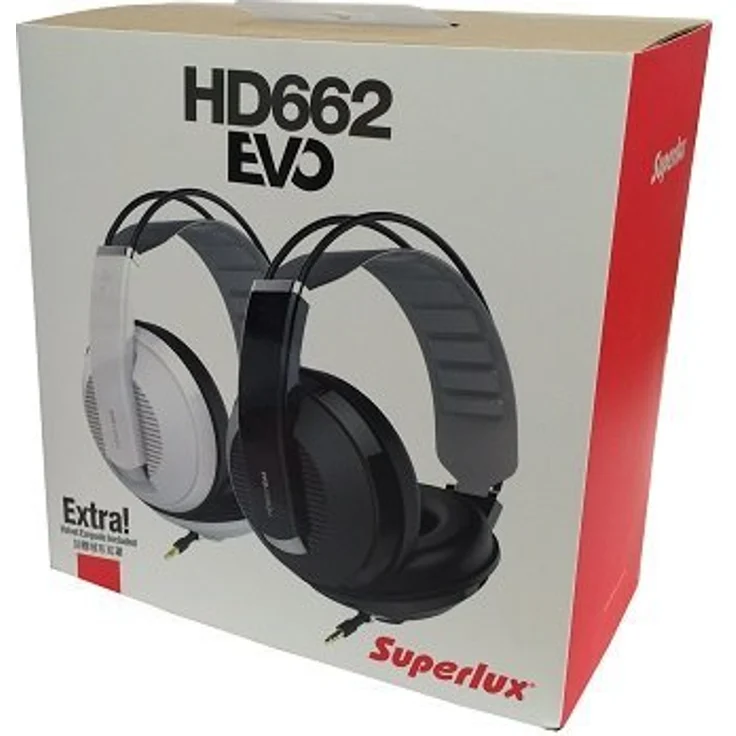 Superlux HD-662 WH Evo, Studio-Kopfhörer mit geschlossenem Design, 98 dB SPL, weiß – Bild 3
