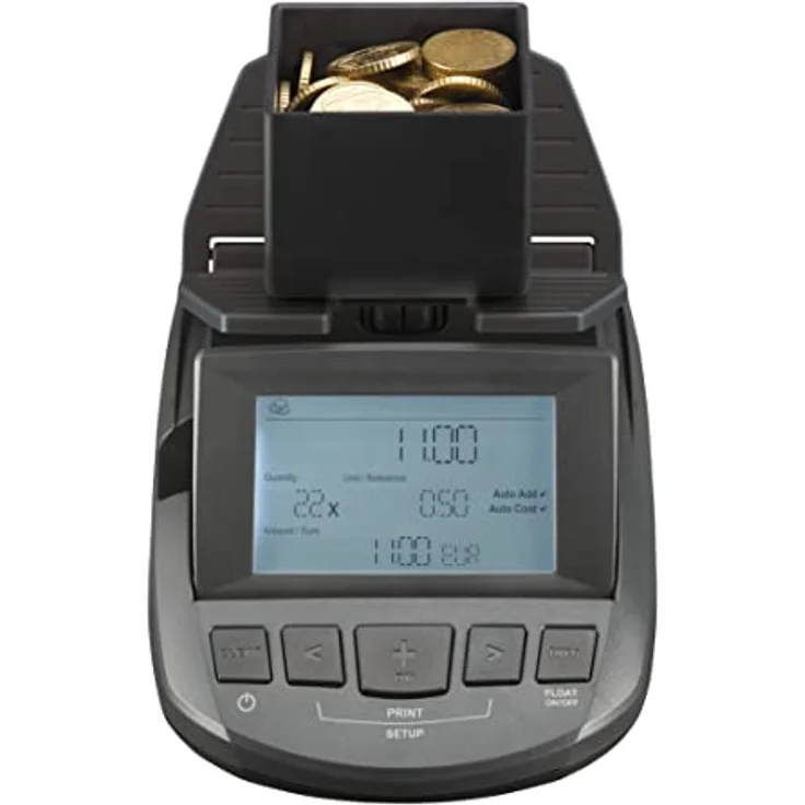 ratiotec Geldwaage RS 1000, Geldzählmaschine mit Auto-Continue-Funktion und USB-Schnittstelle, 1 St. – Bild 5