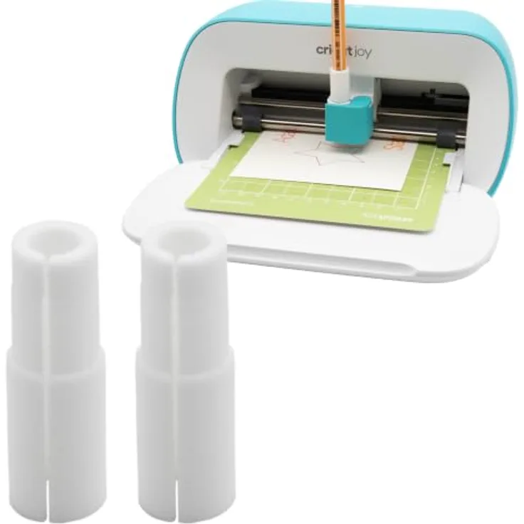 TSB Werk 2x Stiftehalter Stabilo Cricut Joy Adapter, stabiler Stifteadapter für STABILO 68/88, Weiß