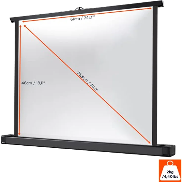 Celexon Leinwände Tischleinwand Professional Mini Screen 61 x 46cm – Bild 3