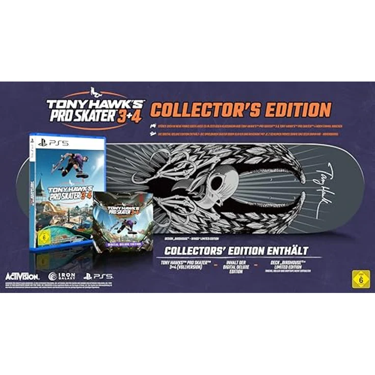 ACTIVISION BLIZZARD Tony Hawk's Pro Skater 3+4 Collector’s Edition für PlayStation 5, inklusive Digital Deluxe Ed. und Early Access – Bild 1