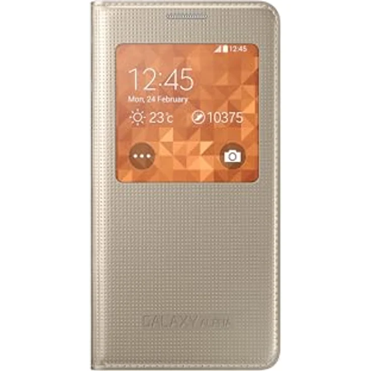 Samsung S-View Schutzhülle Flip Case Cover für Samsung Galaxy Alpha - Schwarz – Bild 6