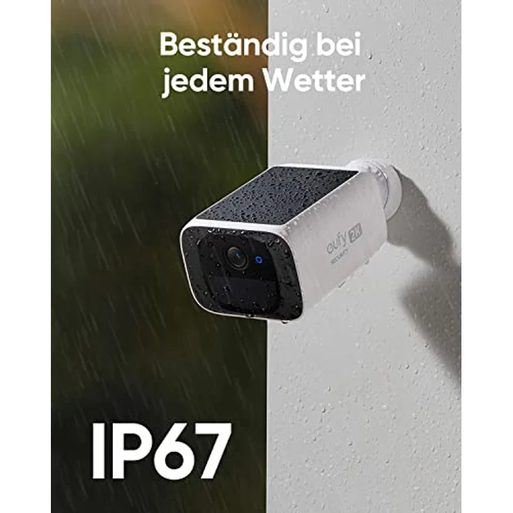 eufy Security überwachungskamera aussen S220 SoloCam, 2K Auflösung, überwachungskamera aussen solar, Nonstop Power mit Solar, 2,4 GHz WLAN, ohne ABO, ohne monatliche Kosten – Bild 5