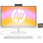 HP 24-cr0229ng All-in-One PC, 23,8 Zoll FHD, AMD Ryzen 5 7320U, 16 GB RAM, 512 GB SSD, Shell White