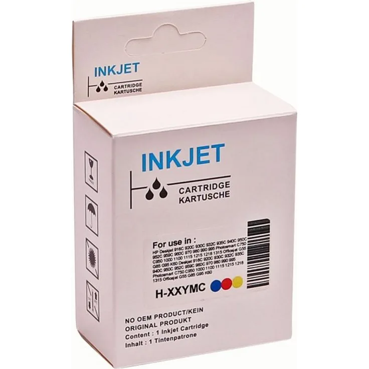 ABC Tintenpatrone Kompatible Druckerpatrone für HP 22XL Farbig mit 17 ML Inhalt, Remanufactured - DeskJet 3910 3915 3920, 30 D1341 D1360 D1400 D1420 D1430 D1445 D1450 D1455 D1460 D1500 D1520 D