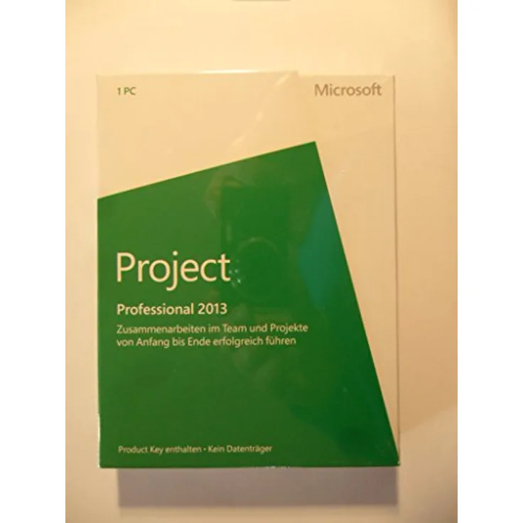Microsoft Project 2013 Standard, Projektmanagement-Software für Windows mit Gantt-Diagrammen und Ressourcenzuweisung, Zertifiziert, Sofortdownload