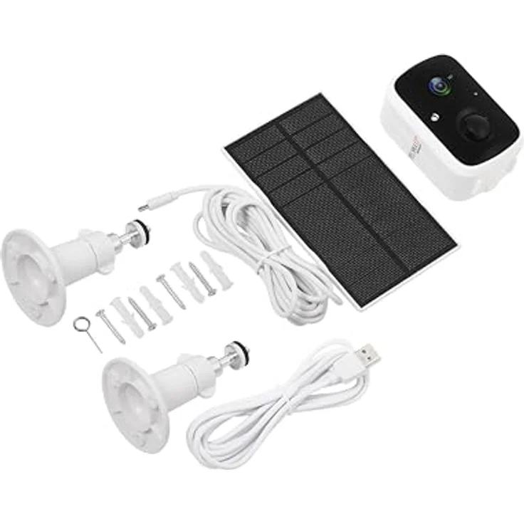 Technaxx Solar Outdoor IP-Kamera TX-244 mit Bewegungsmelder & eingebauter Batterie - 4 MP FullHD-Videoauflösung Überwachungskamera Aussen WiFi, IP65, Nachtsicht, Betrachtungswinkel 110° – Bild 3