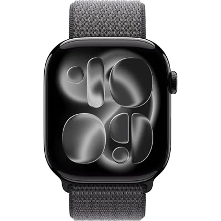 Apple Sport Loop, 46 mm Armband für Apple Watch, dunkelgrau, One Size, atmungsaktiv und leicht, aus 82 % recyceltem Nylon – Bild 3