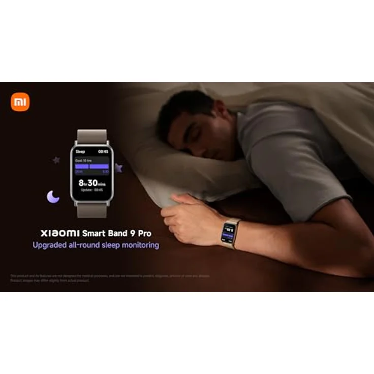 Xiaomi Smart Band 9 Pro Obsidian Black – 1.74" AMOLED, 1200 nits Helligkeit, 21 Tage Akku, 150+ Sportmodi, 5ATM Wasserfest, GNSS, Herzfrequenz & SPO₂-Sensor, Bluetooth 5.4, 60Hz Refresh – Bild 5