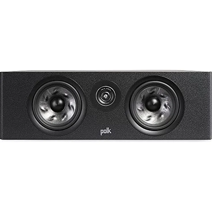 Polk Audio R400 - Riserva Grande Zentrum Spkr, Center-Lautsprecher mit Pinnacle-Ring-Heizkörper-Hochtöner, Turbinenkegeltreibern und Bassreflexgehäuse, schwarz