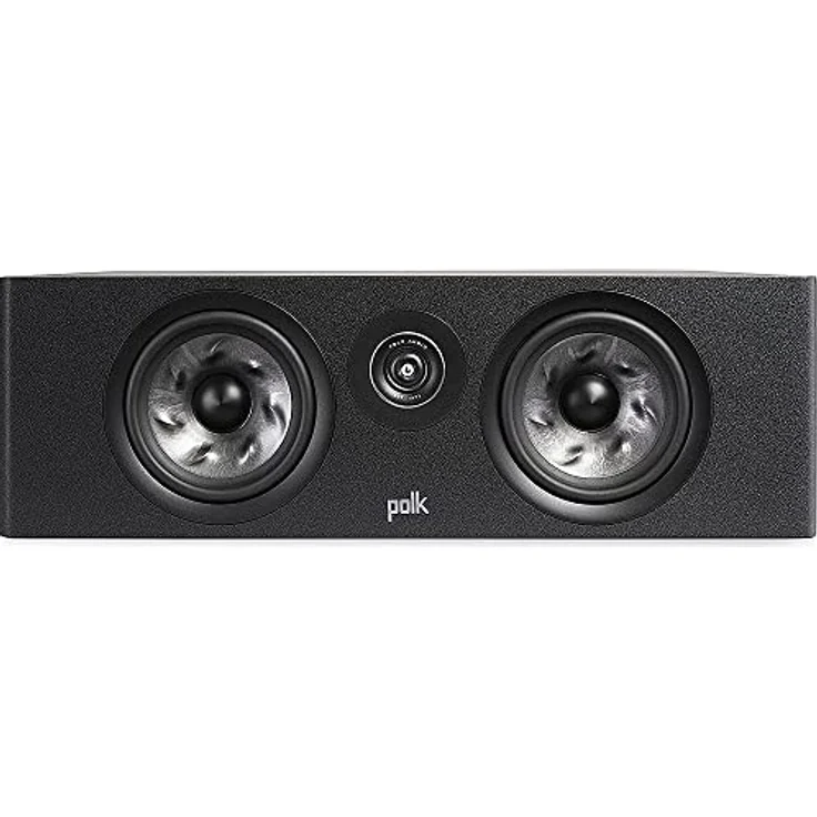 Polk Audio R400 - Riserva Grande Zentrum Spkr, Center-Lautsprecher mit Pinnacle-Ring-Heizkörper-Hochtöner, Turbinenkegeltreibern und Bassreflexgehäuse, schwarz – Bild 1