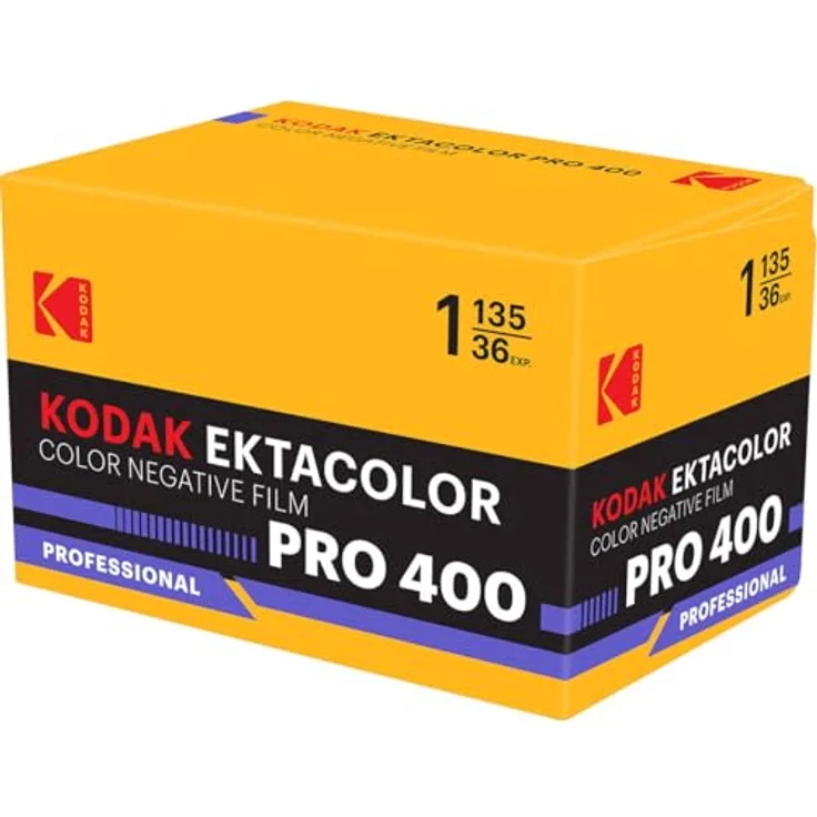 KODAK Eastman Ektacolor Pro 400, Farbnegativfilm 35-mm-Format, 36 Exposures, ISO 400, feines Korn, hohe Schärfe, natürliche Hauttöne – Bild 4