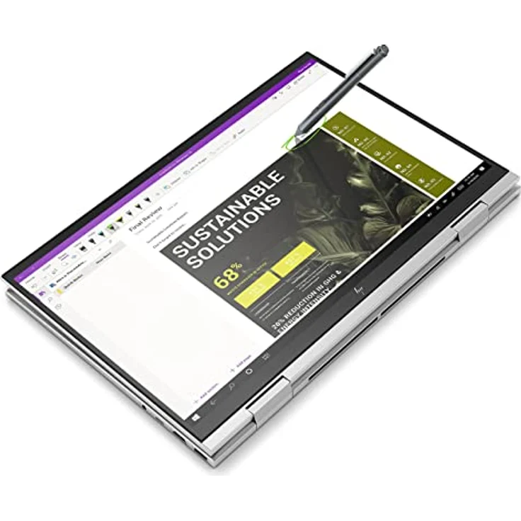 HP - PC MPP 1.51 Eingabestift für PC und Tablet, Microsoft-kompatibel, Präzisionspitze, benutzerdefinierte Tasten, 1 austauschbare Spitze, Silber – Bild 5