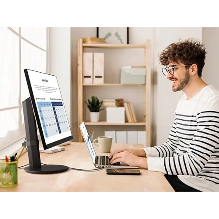 ViewSonic VG2709U-2K Monitor, 68,6 cm, QHD, 100 Hz, HDMI/DP/USB-C, kristallklare Bilder, ergonomisches Design – Bild 4