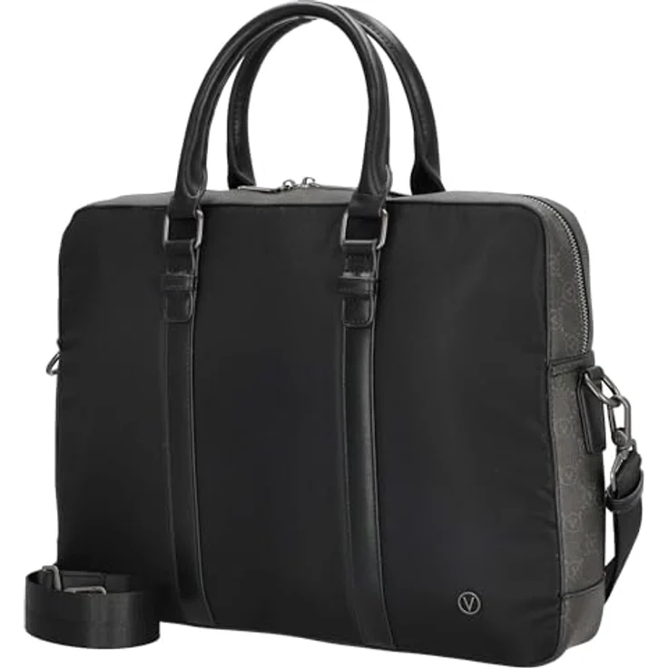 Valentino Nemesys Aktentasche 41 cm mit Laptopfach, schwarz, 100% Polyester – Bild 2