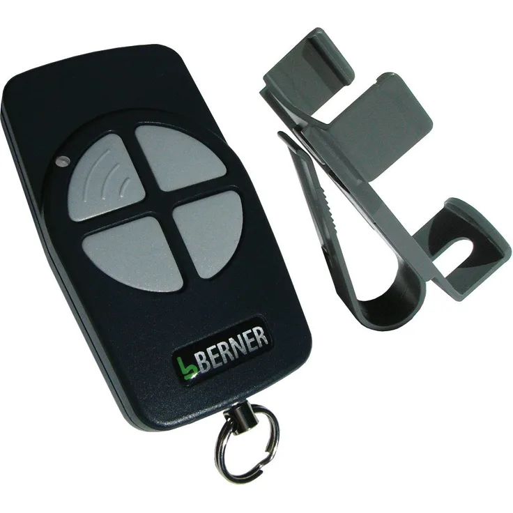 Berner Torantriebe BHS140 Midi-Handsender 4-Kanal, 868 MHz, bidirektional, BLUE family für bis zu vier Tore oder Antriebe