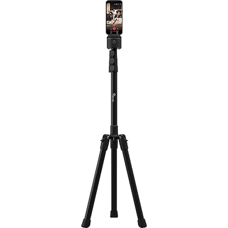 Pivo Stativ für Smartphone, Leichter Aluminiumständer, 160 cm, mit universellem 1/4-Zoll-Gewinde und 3 Höhen, für Action Cam, DSLR und Pivo Pods – Bild 1