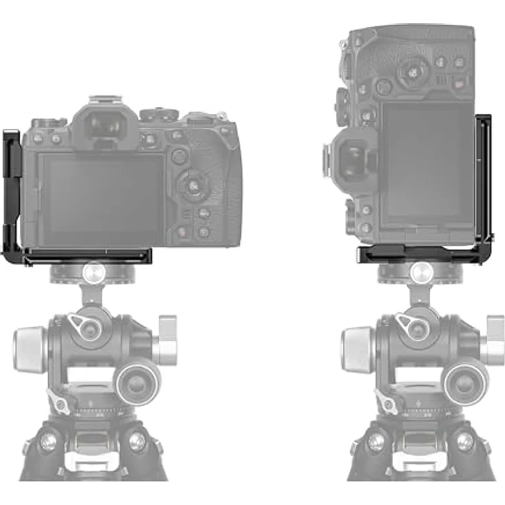 LEOFOTO L-Halterung LPO-OM-1 für Olympus OM-1, Arca-Swiss-kompatibel, aus hochwertigem Aluminium, mit Anti-Twist-Flanschen und flexibler Ausrichtung – Bild 2