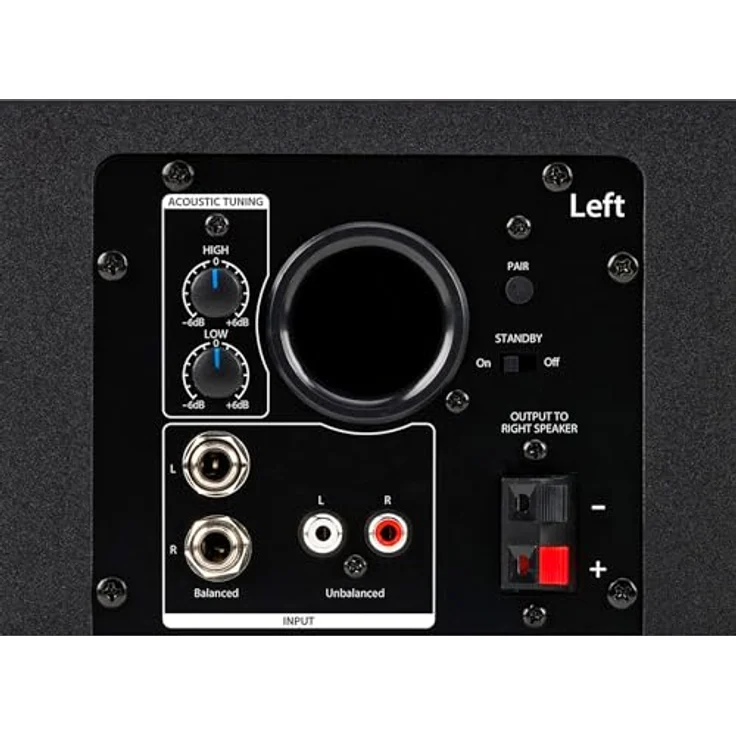 Presonus Eris 4.5BT, Bluetooth Lautsprecher 2nd Gen, 50 W, schwarz mit Boxenständern, 1 Paar – Bild 7