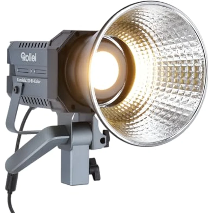 Rollei Candela 220 Bi-Color LED-Licht, 220W für kreative Beleuchtung, Ultrakompakt & Duale Stromversorgung – Bild 1