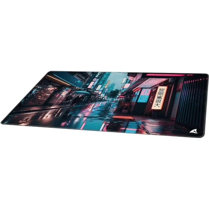 Sharkoon SKILLER SGP40 D5 Gaming Mauspad, 100cm x 50cm, nahezu tischgroße Fläche für raumgreifende Mausmanöver, wasserabweisende Beschichtung – Bild 2