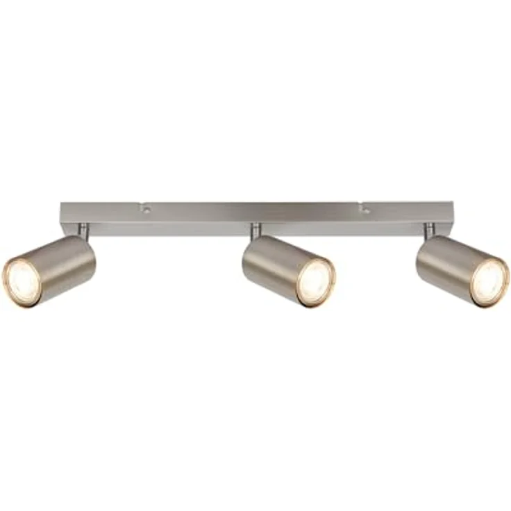 Briloner Deckenlampe schwenkbar, GU10 Fassung, max. 9 W, 44 cm, Nickel-Matt – Bild 1