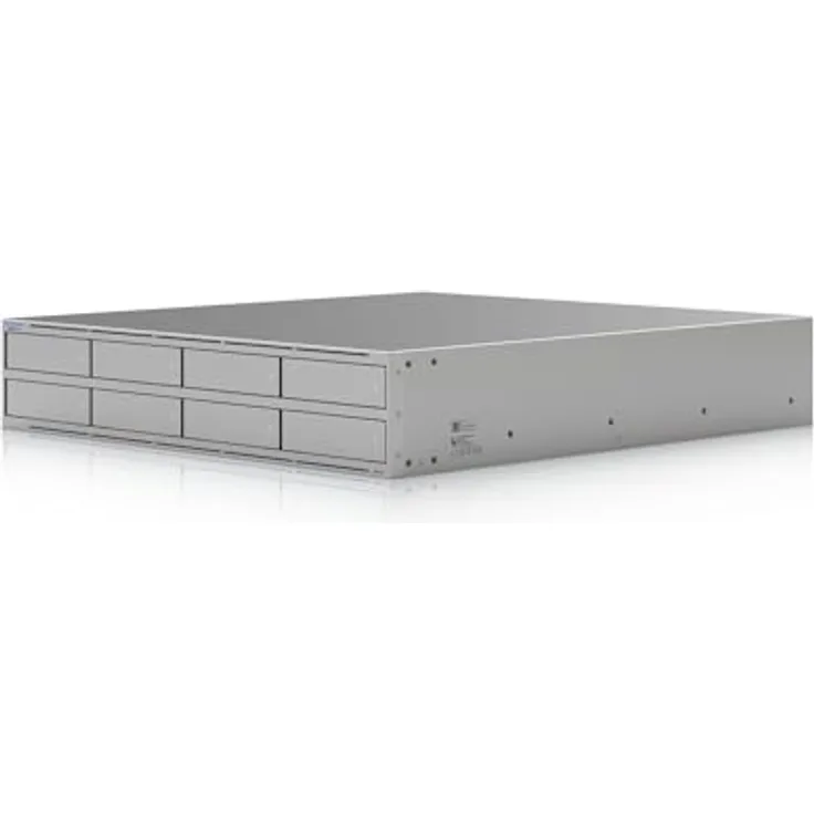 Ubiquiti UNAS Pro 8, NAS mit 8x 2.5"/3.5" HDD Einschüben, 2x M.2 NVMe SSD, 2x 10G SFP+, 1x 10GbE, 8GB RAM