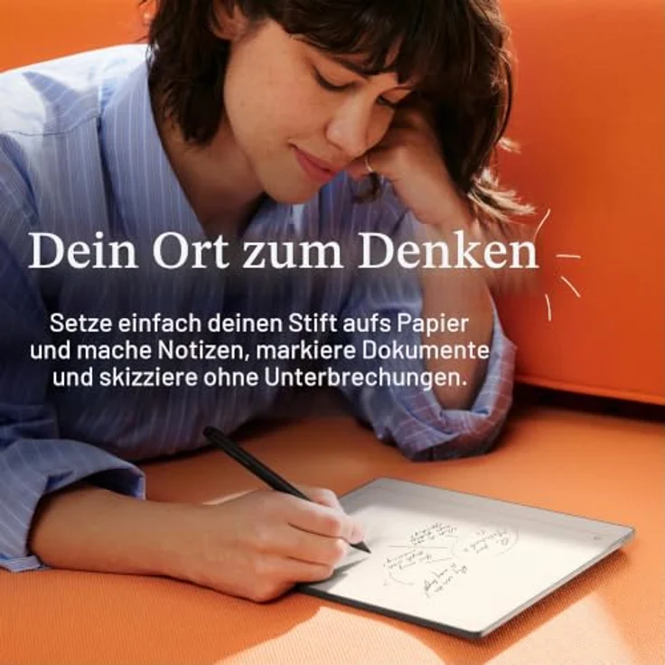 reMarkable Paper Pure, Grafiktablett mit Marker Plus, 10,3 Zoll Display, Sleeve Folio – Nebelgrün – Bild 3