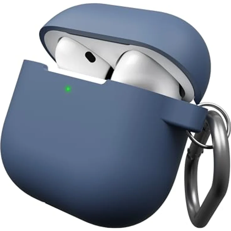 KeyBudz Elevate AirPods 4. Generation Hülle, leicht und robust, staubabweisend, präzise Passform, blau – Bild 1