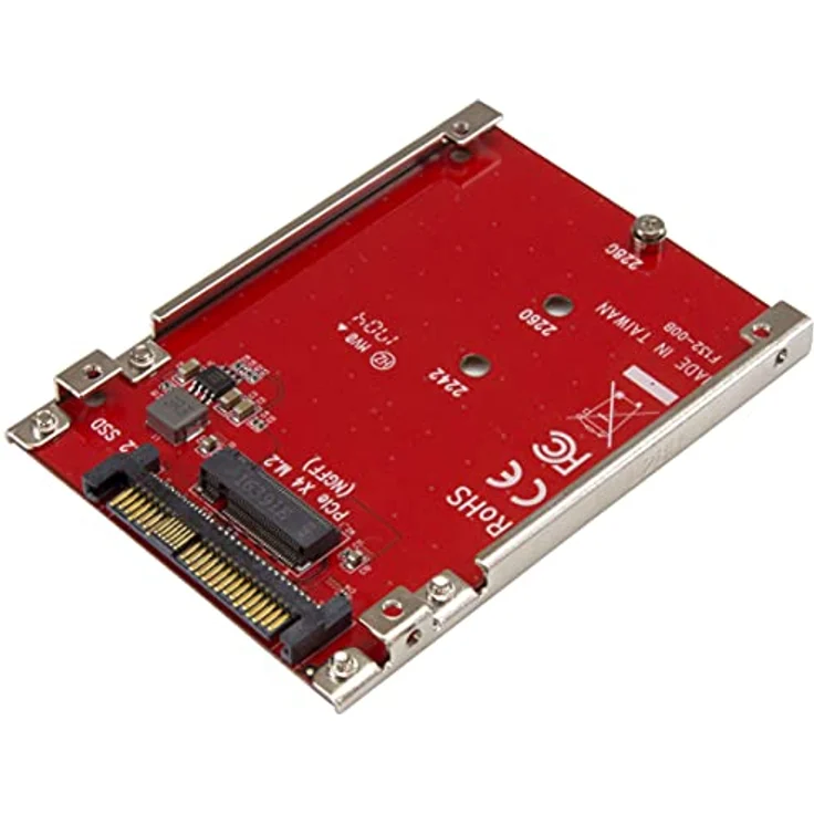 StarTech.com M.2 auf U.2 Adapter - für 1x M.2 NVMe SSD - U.2 (SFF-8639) Host Interface - SSD M.2 - NVME M.2 SSD - M.2 PCIe SSD - M.2 Drive – Bild 2
