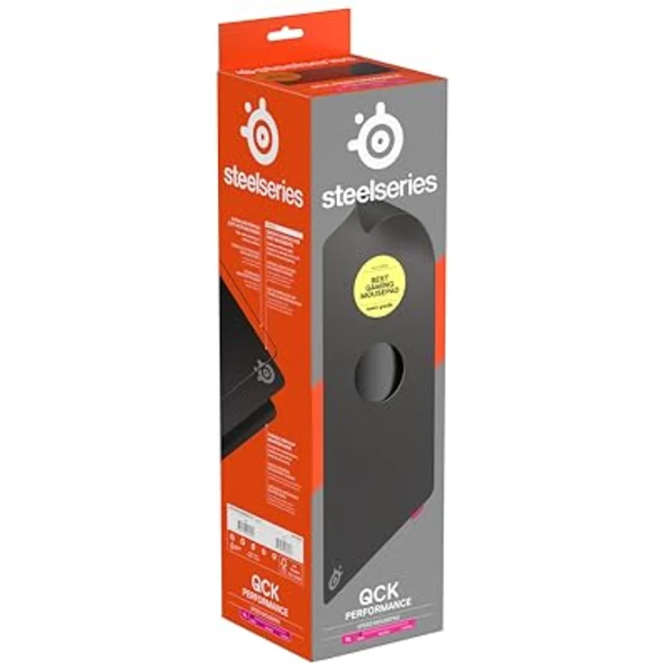 SteelSeries QcK Performance Speed XL Mauspad - Schwarz, Ultra-glatte Oberfläche, Rutschfeste Basis, 900 x 400 mm – Bild 10