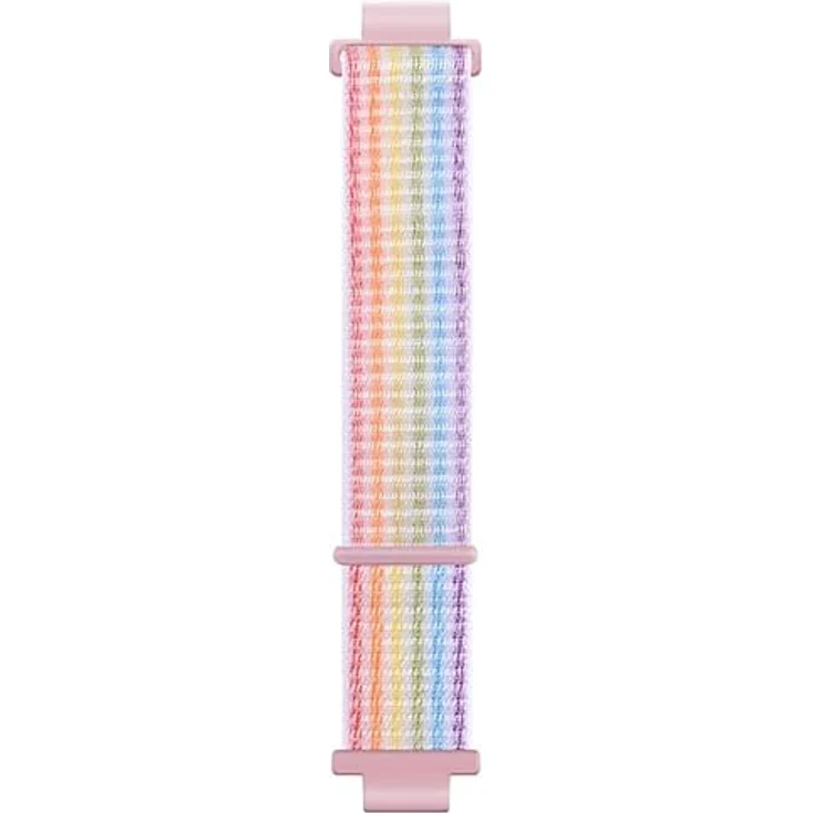 GIOPUEY Armband für imoo Watch Phone Z7/Z6/Z1, geflochtenes Nylonarmband unisex, elastisch und atmungsaktiv - Light Rainbow – Bild 2