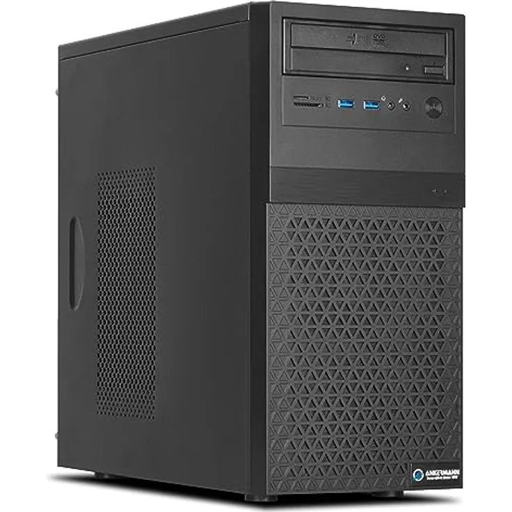 Ankermann Office Ryzen, Desktop-PC mit AMD Ryzen 7 8700F, Nvidia GeForce GT 710 4GB, 16GB DDR5 RAM, 1TB NVMe SSD, Windows 11, MS Office 2024, Schwarz