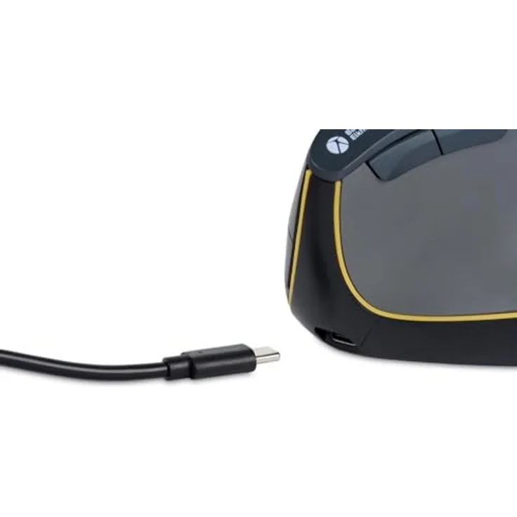 Bakker Elkhuizen FastForward 3-Mode Vertical Mouse, kabelgebunden und kabellos, 5000 DPI, Grau – Bild 9